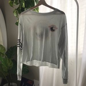 Rip curl long sleeve crop top